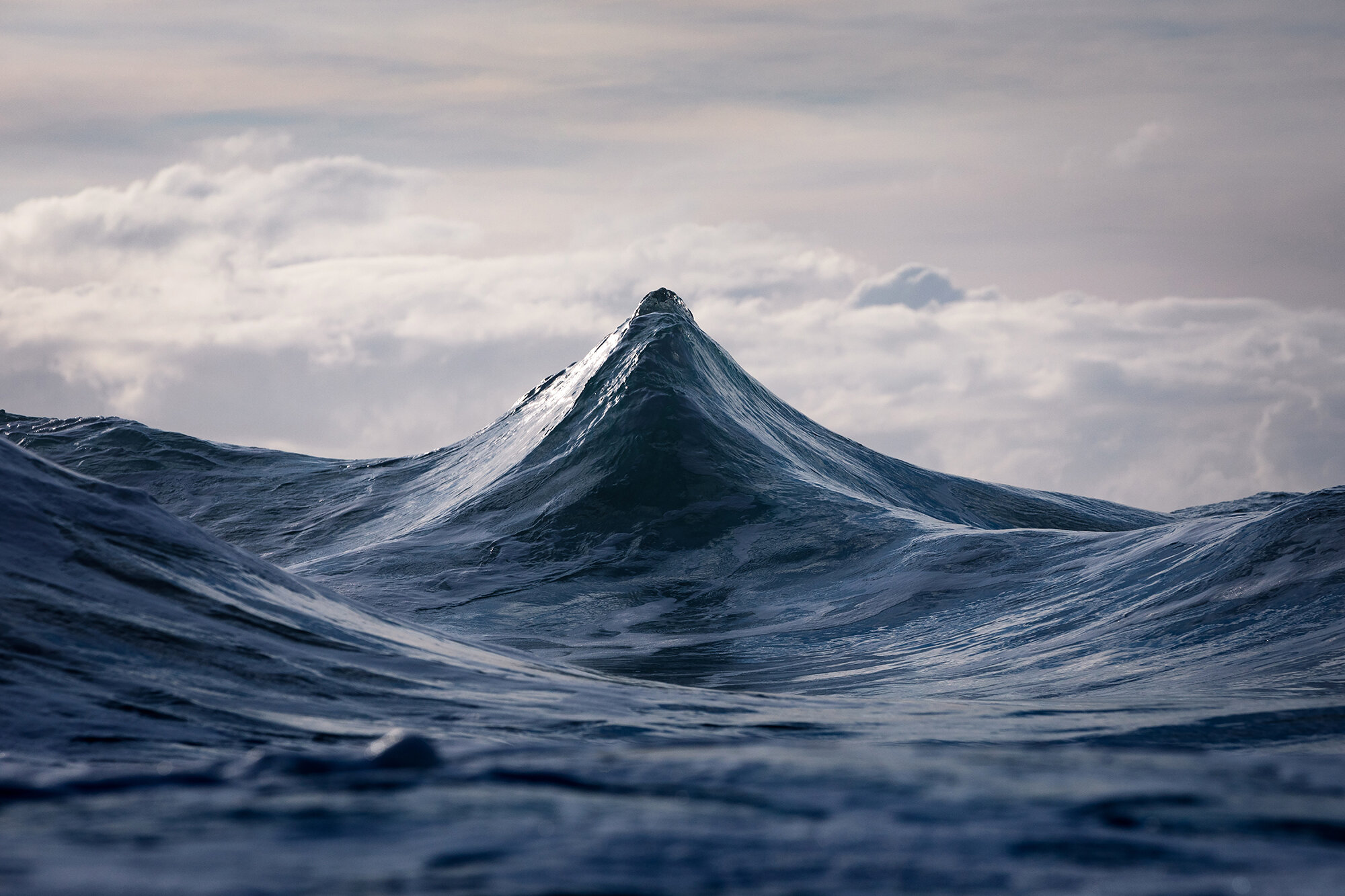 PYRAMID - It wasn't until I equipped myself with a water housing did I really begin to appreciate the infinite wonders & anomalies of the sea. I love the form it creates when multiple liquid energies move through each another. This is one of my favourite unbroken waves.