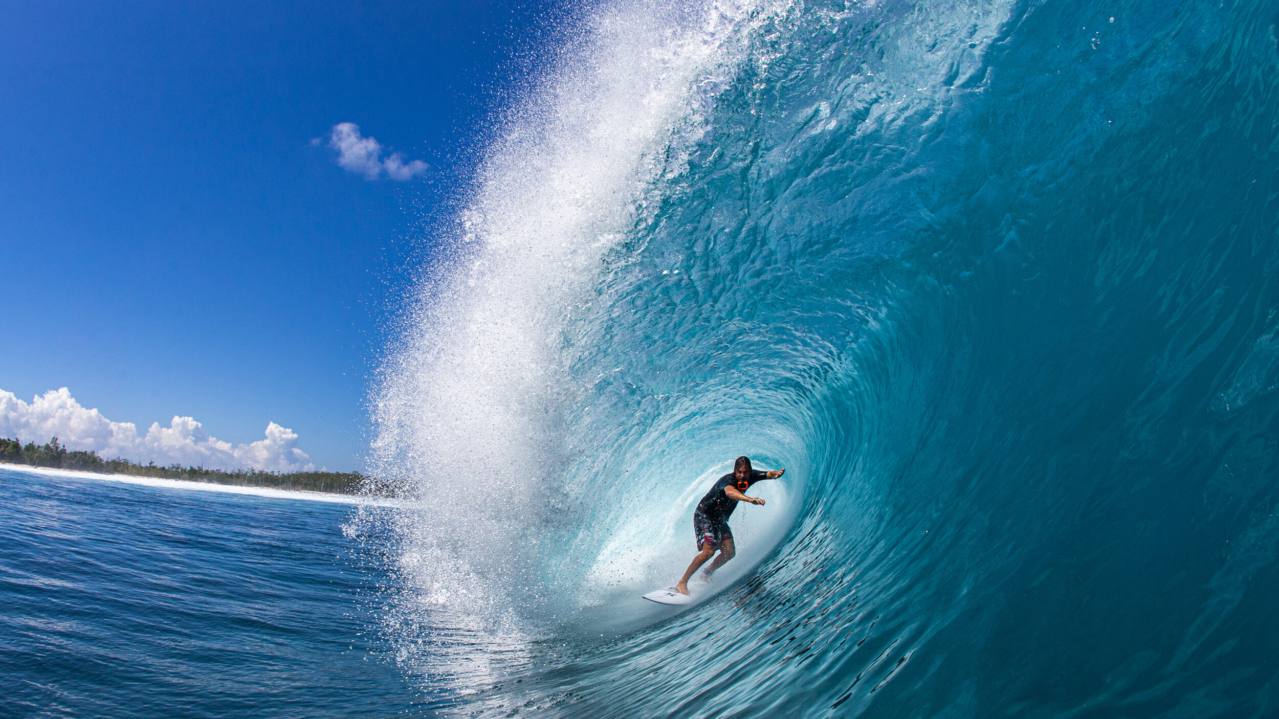 THE LUCKIEST SURFERS IN THE WORLD