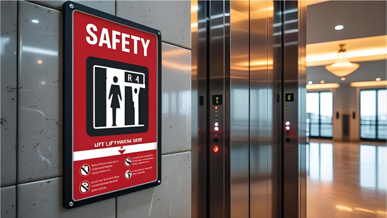This Sign Shows When a Lift is Safe to Use